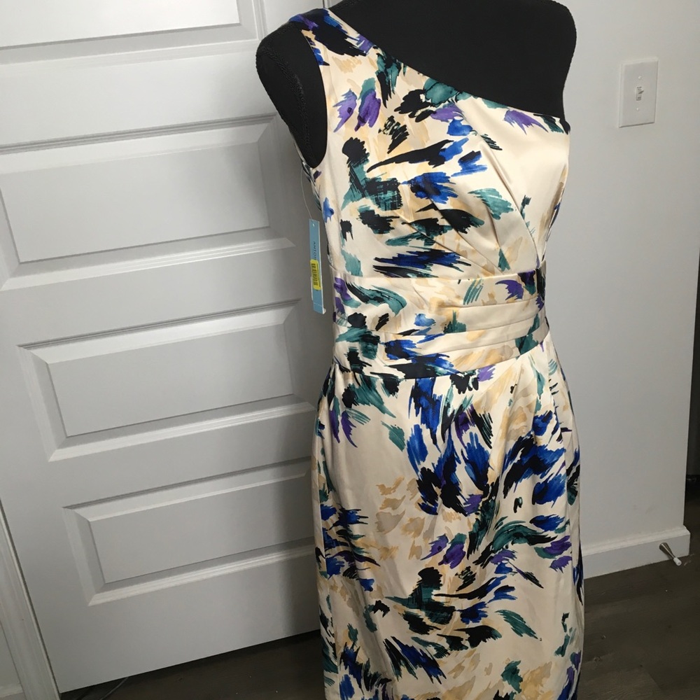 Antonio Melani Ksenia one shoulder dress size 4